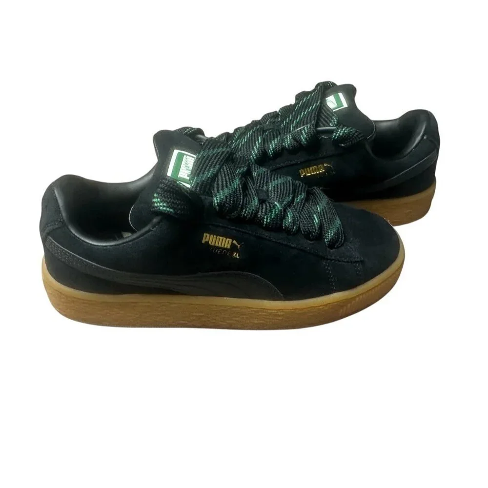 PUMA Suede XL Skate JR Junior Size 5.5 Black-Vine NWOB